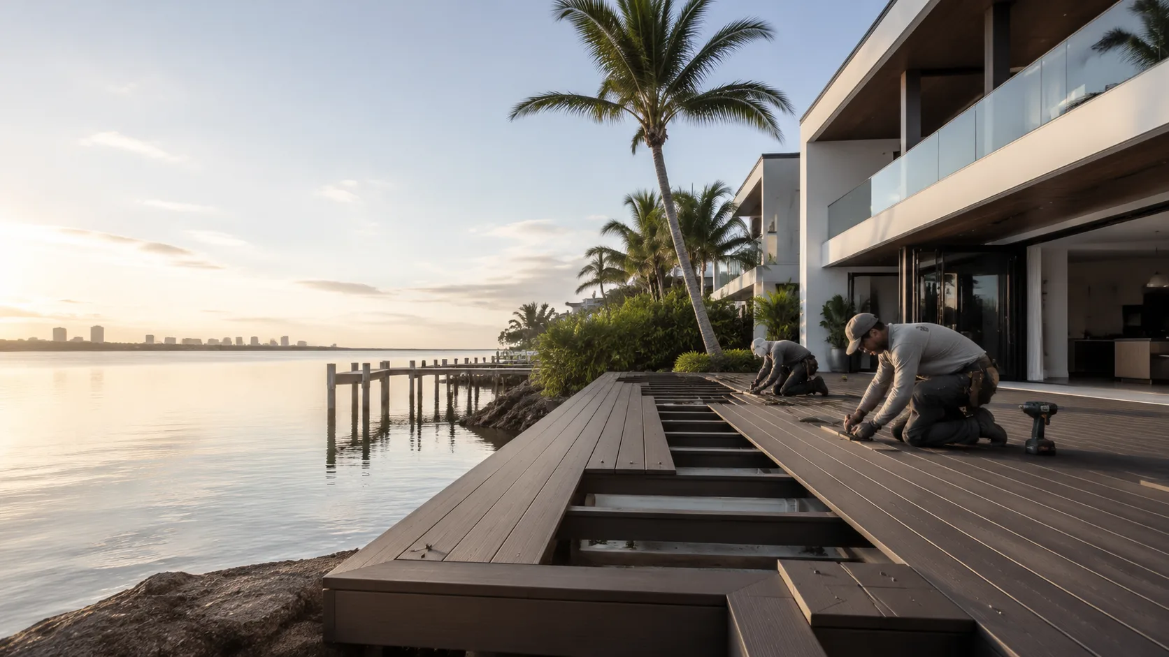Decks project in South Florida