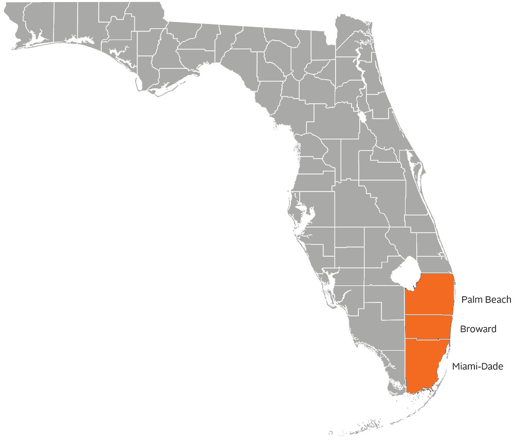 Visual for How to Use the Contractor Directory for Palm Beach County