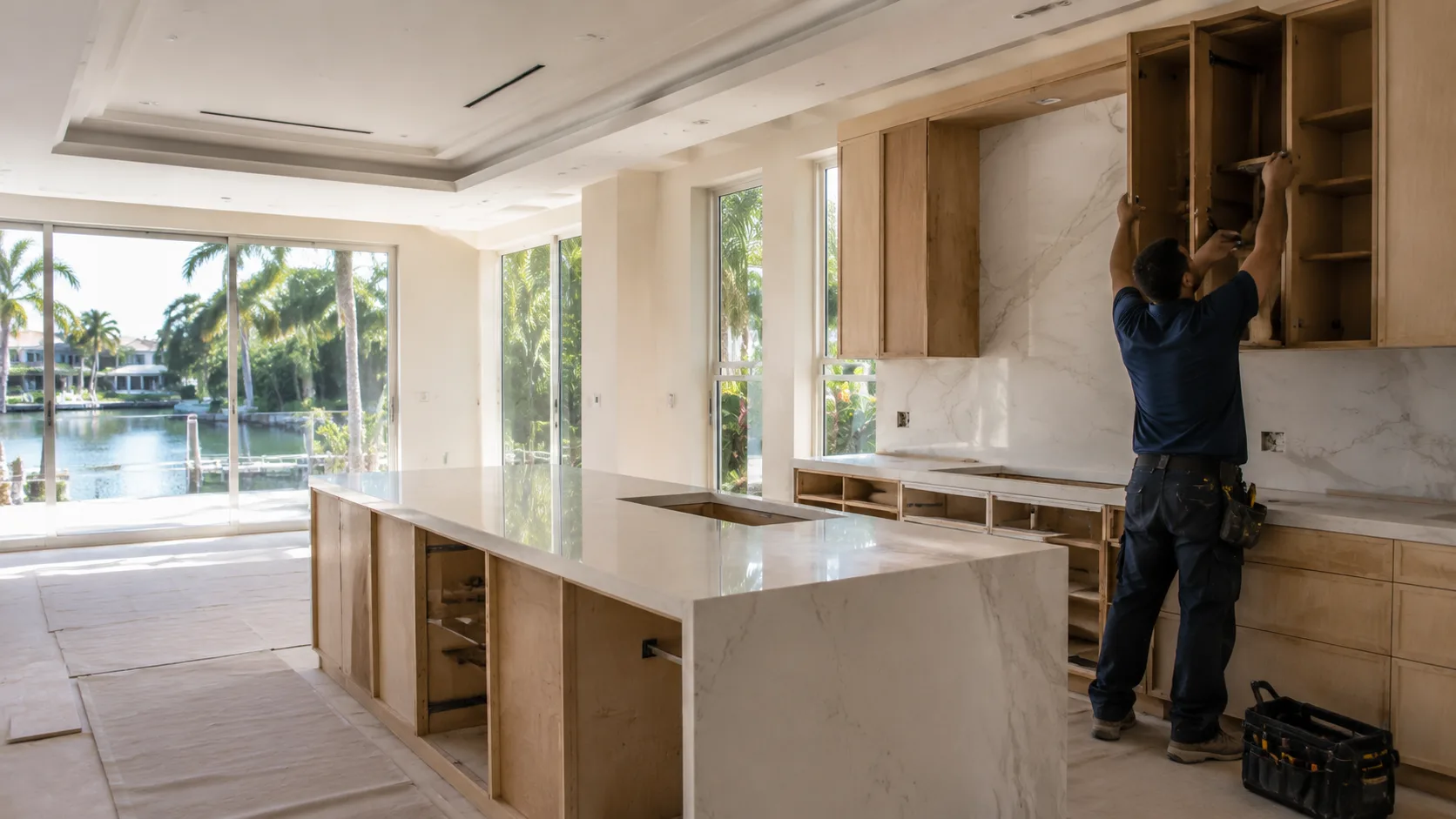 Refined South Florida kitchen remodeling project