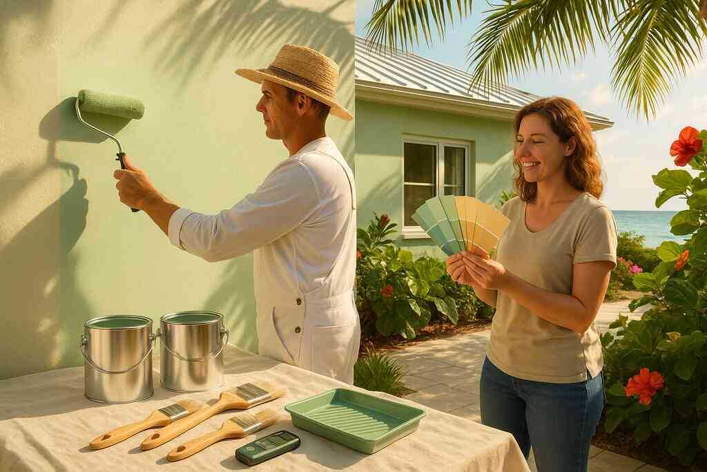 How South Florida Contractors Select Green Paint Near You