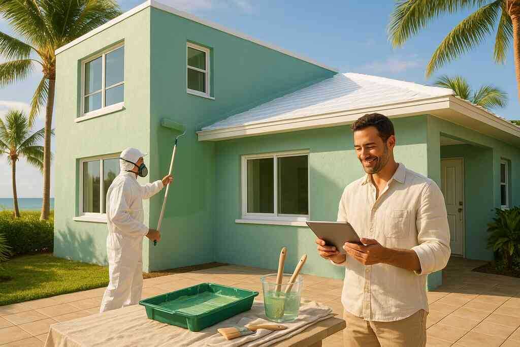 How South Florida Contractors Select Green Paint Near You