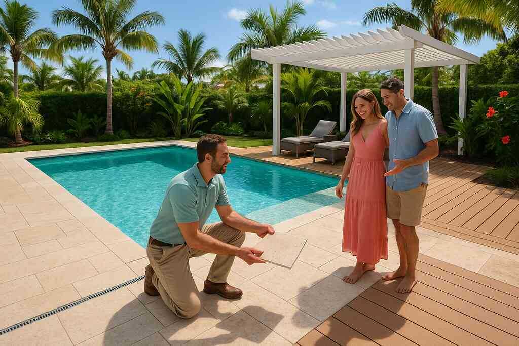 Pool Deck Material Comparison By South Florida Contractors