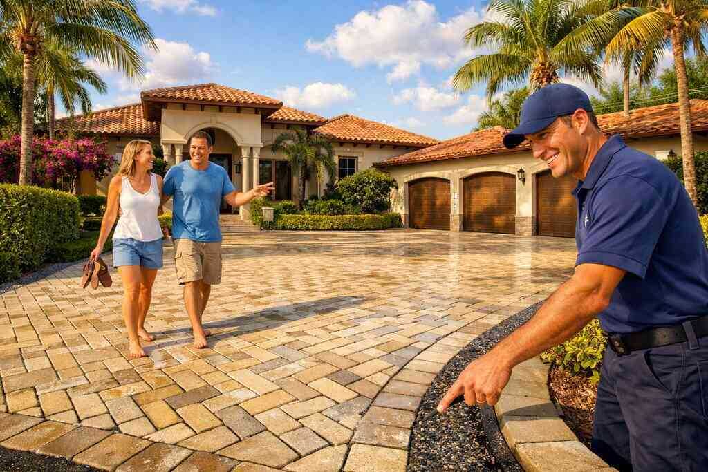 Comparing Concrete vs Pavers for South Florida Driveways