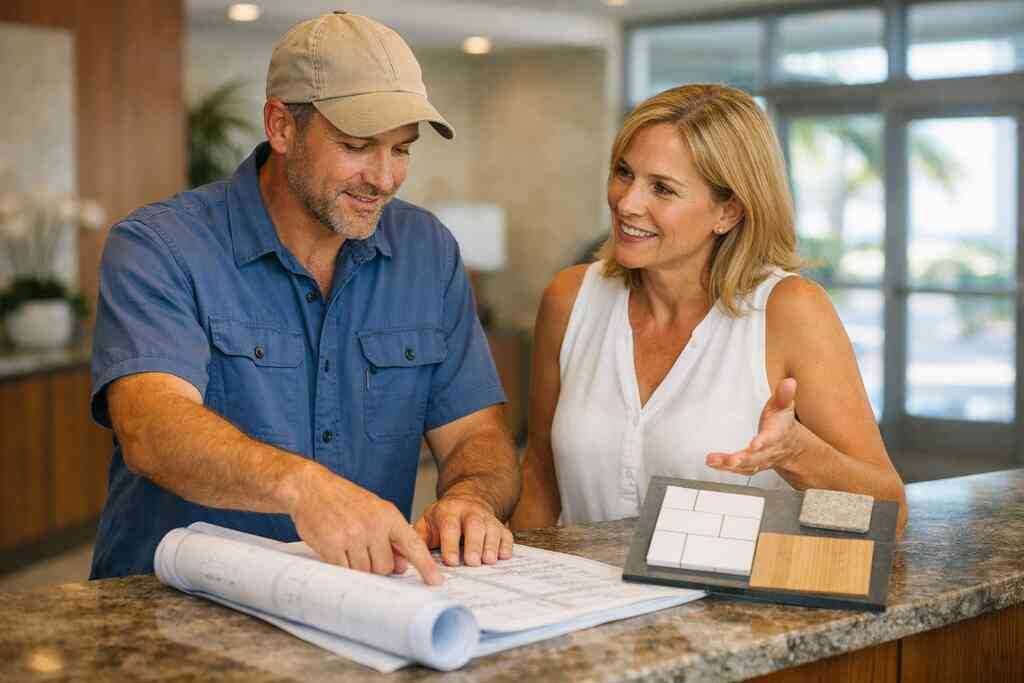 Which project type belongs with a South Florida kitchen remodeler, South Florida bathroom remodeler, or South Florida de