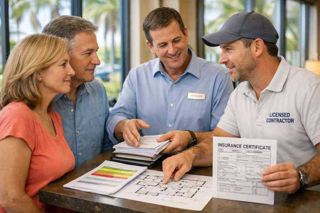 Why exterior work, windows, doors, balconies, and openings can trigger hurricane code compliance even when the unit owne