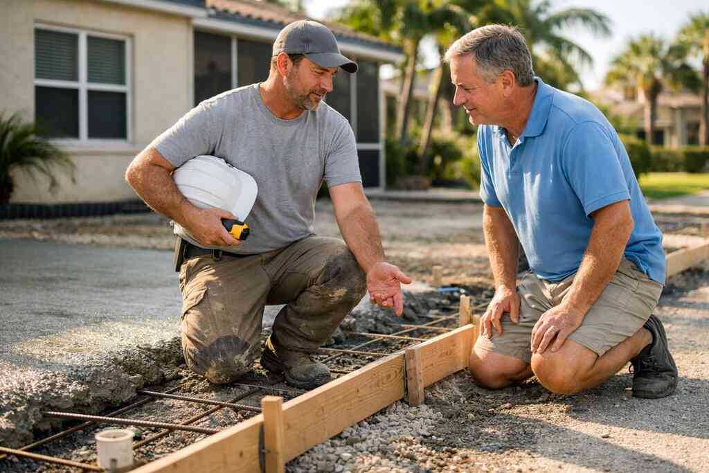Where paver installation South Florida and decorative stamped concrete fit when the site needs performance and style — S